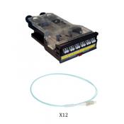  CASSETT LC DU 12 FIBRES MM CO 