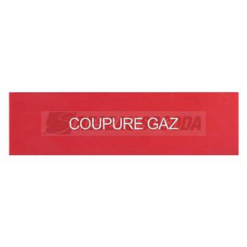  ETIQUETTE COUPURE GAZ 