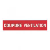  3 ETIQUETTES COUPURE VENTILATI 