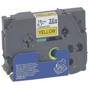  RUBAN JAUNE 18MM SURFACE LISSE 
