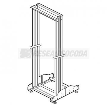  BATI RACK 19" 42U 2 MONTANTS 