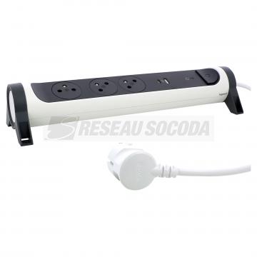  MULTIFB 3X2P+T PF USB 1.5M B/N 