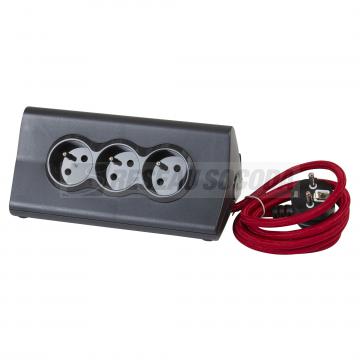  UP TAB FB 3X2P+T 2USB 1,5M NR 