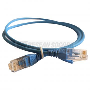  CORD.HD C6 U/UTP LSOH BLEU 1M 