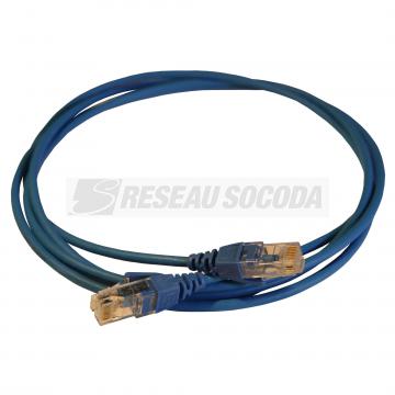  CORD.HD C6 U/UTP LSOH BLEU 2M 
