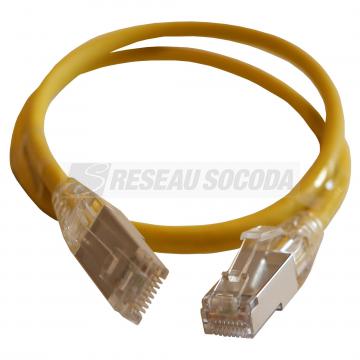  COR.HD C6A S/FTP LSOH JAU 0,5M 