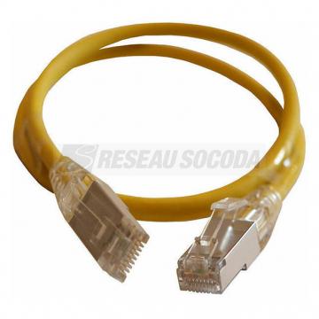  COR.HD C6A S/FTP LSOH JAU 0,5M 