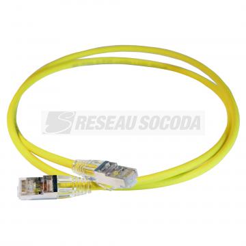  CORD.HD C6A S/FTP LSOH JAUN 1M 