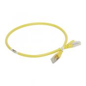  CORDON C6A S/FTP PVC JAUN.0.5M 