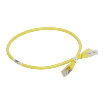  CORDON C6A S/FTP PVC JAUN.0.5M 