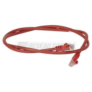  CORDON C6 U/UTP LSZH ROUGE 1M 