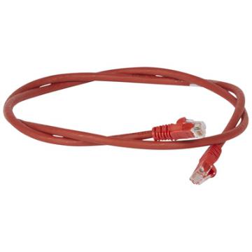  CORDON C6 U/UTP LSZH ROUGE 2M 