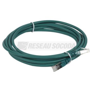  CORDON C6A S/FTP LSZH VERT 3M 