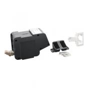  KIT RJ45 RETRACTABLE C6 FTP BL 