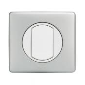  PLAQUE 1 POSTE ALU NATUREL 