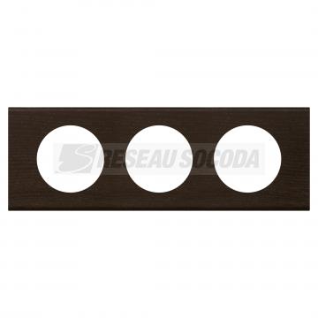  PLAQUE 3P  TEINTE WENGUE 
