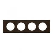  PLAQUE 4P  TEINTE WENGUE 