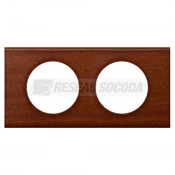  PLAQUE 2P  ACAJOU 