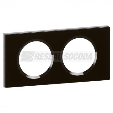  PLAQUE 2P VERRE PIANO 