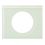 PLAQUE 1P VERRE KAOLIN 
