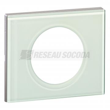  PLAQUE 1P VERRE KAOLIN 