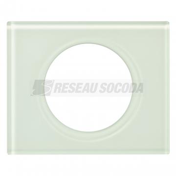 PLAQUE 1P VERRE KAOLIN 
