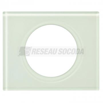  PLAQUE 1P VERRE KAOLIN 