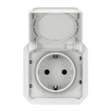  2P+T SCHUKO BA BLANC COMPO 