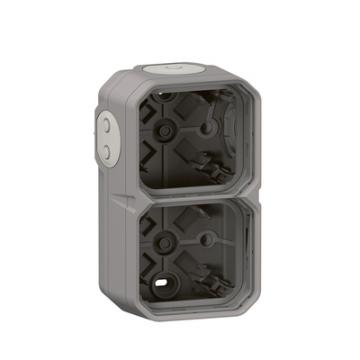  BOITIER 2P H/V GRIS 