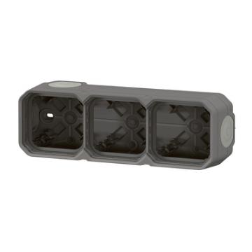  BOITIER 3P H/V GRIS 