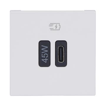  CHARG 2MOD USB C 45W PD BLANC 