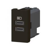  CHARG 1M 2USB C+C 15W NOIR 