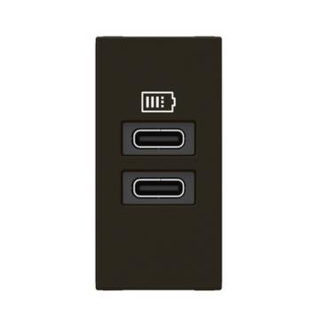  CHARG 1M 2USB C+C 15W NOIR 