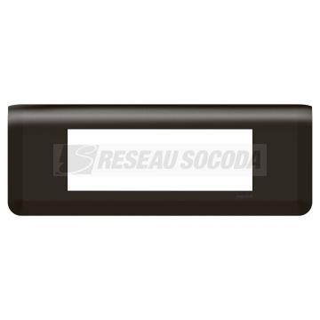  PLAQUE 6M NOIR MAT 