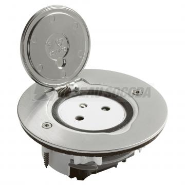  2P+T FB SOL RONDE INOX BROSSE 