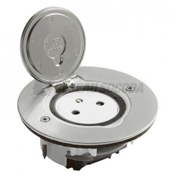  2P+T FB SOL RONDE INOX BROSSE 