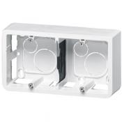  CADRE DOUBLE MOSAIC BLANC 