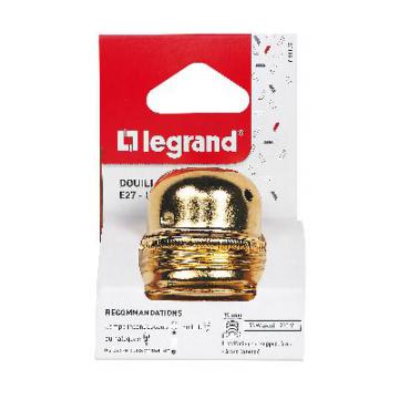  DOUILLE ACIER LAITON.E27 BAGUE 