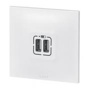  2USB CHARG 2M A+A 3A 15W BL 