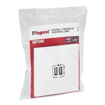  2USB CHARG 2M A+A 3A 15W BL 
