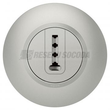  PRISE TEL EN T ALU DECO CPL 