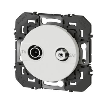  PRISE TV-SAT BLANC COMPO 