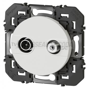  PRISE TV-SAT BLANC COMPO 