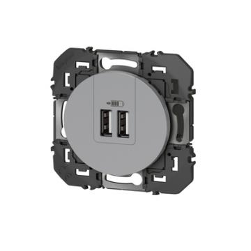  2USB CHARG A+A 3A  ALU C. 