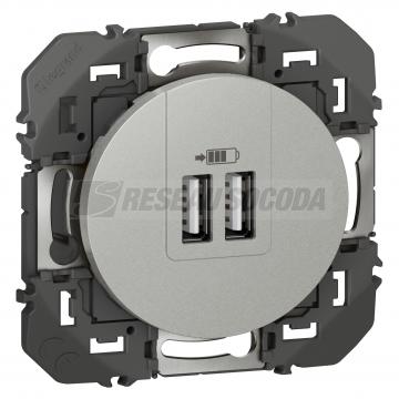  2USB CHARG A+A 3A  ALU C. 