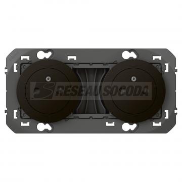  2X2P+T PRECABLEE NOIR 