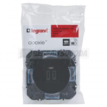  CHARG 2USB C+C  3A 15W NOIR C. 