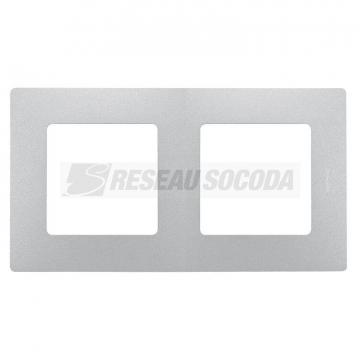  PLAQUE ARGENT 2 P ENTRAXE 71MM 
