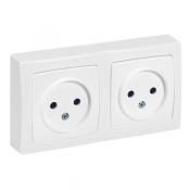  2X2P F/B HORI VERTI BLANC 