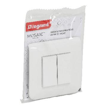  DOUBLE VV 10A CPL VIS BLANC 